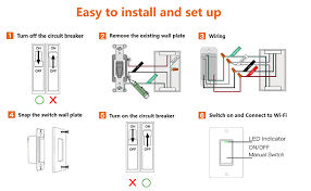 See more ideas about light switch wiring, light switch, home electrical wiring. Aoycocr Smart Light Switch Neutral Wire Required 2 4ghz Wi Fi Light Switch Works With Alexa Google Assistant Schedule Remote Control Single Pole Fcc Listed Amazon Com