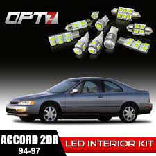 10pc Interior Led Replacement Light Bulbs Package Set For 94 97 Honda Accord 2dr Honda Accord Honda Interior Monologue