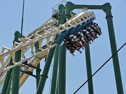 It is a suspended looping coaster built by vekoma. Raptor Fantasilandia Santiago Santiago Chile