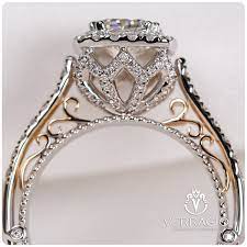 Verragio Engagement Rings Emerald Engagement Ring Set Black Diamond Ring Engagement 14k White Gold Engagement Rings