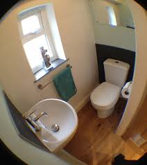 minimum size for a downstairs toilet