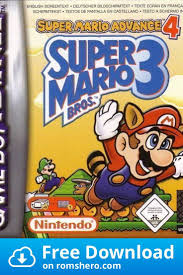 Download Super Mario Advance 4 Super Mario Bros 3 Menace Gameboy Advance Gba Rom Super Mario Bros Mario Bros Gameboy Advance