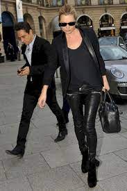 Kate Moss Leather Pants Kate Moss Street Style Moss Fashion Kate Moss Outfit