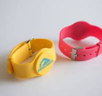 Customizable RFID / NFC Silicone Adjustable Wristband