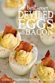 The Best Deviled Eggs With Bacon How To Make Them Amazing Deviled Eggs With Bacon Deviled Eggs Recipe Best Appetizer Recipes Snack Recipes Food