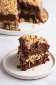 The frosting is traditionally made with pecans but you can. Keto German Chocolate Cake The Big Man S World