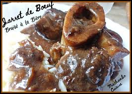 Jarret De Bœuf Braise A La Biere Miechambo Cuisine Boeuf Braise Plats Mijotes Cuisine