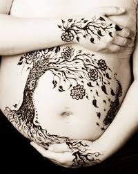 The Tree Of Life Belly Henna Henna Tattoo Designs Henna Tattoo