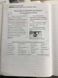 This is what it looks like: Newspaper Writing In Year 5 St Lawrence S Rc Primary School