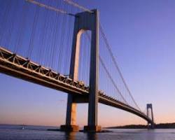 Image of Othmar Ammann VerrazzanoNarrows Bridge