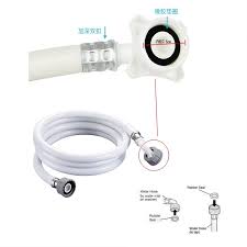 Mesin basuh disambungkan ke hos saliran dan hos yang bersambung ke bekalan air panas dan sejuk. 3 Meter Front Load Washing Machine Inlet Hose Getah Paip Mesin Basuh Shopee Malaysia