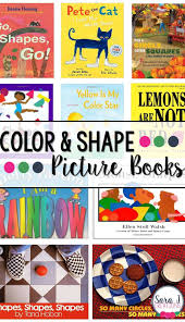 It's difficult to find picture books that teach positional words and patterns, but here are eight that my preschoolers really enjoy. Shape And Color Book Ideas Shapes Preschool Shapes And Colors Toddler Books