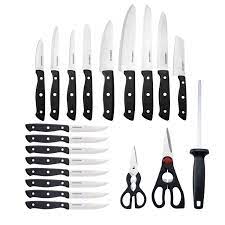 When you buy a farberware farberware forged triple riveted 21 piece knife block set online from wayfair, we make it as easy as possible for you to find out when your product will be delivered. Farberware 21 Piece Triple Rivet Knife Set Walmart Canada