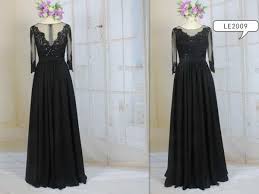 Have This Black Mother Of The Bride Dress With Sleeves Created For You In Any Size In 2020 Mother Of The Bride Gown Mother Of The Bride Dresses Formal Evening Dresses
