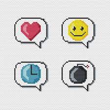 We recommend that you stitch from the top of your chart (and fabric) to the bottom, and left to right. Pixel Art Cross Stitch Sampler Easy Cross Stitch Pattern Etsy