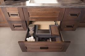 I need me a makeup vanity with storage to hold allllllll. Master Bathroom With Floating Vanity Plumbing Drawer Under The Sink Storage Transitional Bathroom Boston By Dura Supreme Cabinetry Houzz