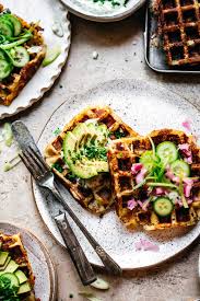 There are no losers here. Savory Mashed Potato Waffles Crowded Kitchen