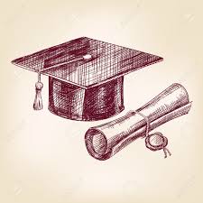 Explore thousands of inspiring classes for creative and curious people. Graduation Cap And Diploma Hand Drawn Vector Llustration Realistic Royalty Free Cliparts Vectors And Stock Illustration Image 41984335