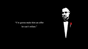 Black Godfather Mafia Movie Movies Offer The 1080p Wallpaper Hdwallpaper Desktop Godfather Quotes Famous Movie Quotes Movie Quotes