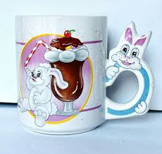 Vintage 3d Bunny Rabbit Handle Coffee Mug Ice Cream Sundae Unbranded In 2020 Ice Cream Sundae Best Coffee Mugs Sundae