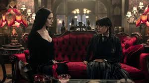 Juliana Novak - raven hair past her shoulder, perfect C-cups on display