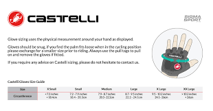 30 Explicit Castelli Glove Sizing