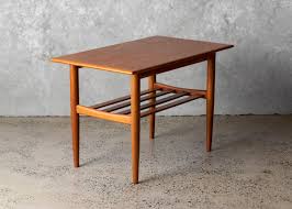 Mid Century Teak Side Table By Parker Aust Furniture Moveis