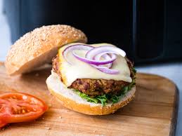 We adapted this recipe from this air fryer cheeseburgers recipe and it worked out these can go into the air fryer completely frozen, which means this is a great dinner if you forget to thaw out the meat. Healthy Air Fryer Turkey Burgers Upstate Ramblings