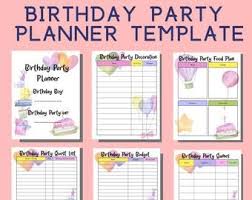 Calendar 2020 Printable Monthly Planner Floral Design Birthday Party Planner Planner Party Planner Template