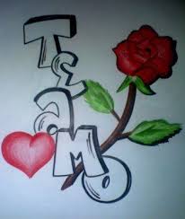 Imagenes De Flores Con Dedicatorias Para Dibujar Graffiti Drawings Art Drawings Sketches