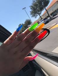 1280 x 720 jpeg 70 кб. 55 Long Acrylic Nail Designs Extraordinary For All Women Best Nail Design In The World 2019 17 Long Acrylic Nail Designs Neon Acrylic Nails Long Acrylic Nails
