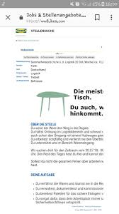 Es gibt ein breites spektrum an tätigkeiten in den unterschiedlichen branchen und mit verschiedensten aufgaben. Ab Wie Viel Jahren Ist Dieser Job Ferienjob Ikea