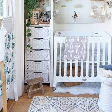 A baby room design calls for a mix of stylish accents and a bit of playfulness. Small Cots For Small Rooms Online