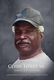 Clyde Toney, Sr. Obituary