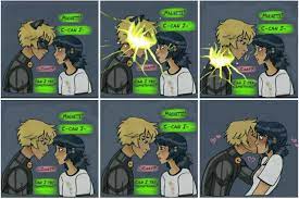 During the kiss in the boys bathroom, nino walks in the wash his hands to see marinette and adrien kissing. Chatadriennete Miraculous Ladybug Funny Miraculous Ladybug Kiss Miraculous Ladybug Anime