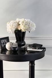 Black White Townhouse In 2020 Large Glass Vase Glass Coffee Table Decor Black Glass Coffee Table