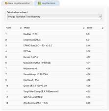 港大经管学院最新多模态AI图像生成能力排名出炉部份中国人工 ...