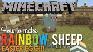 Violet willow is dressed in purple from head to toe. How To Make Rainbow Sheep In Minecraft Easter Egg Youtube