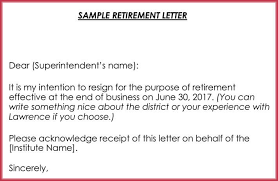Retirement announcement letter is a formal letter to inform the employer that you are going to retire. 12 Free Retirement Letter Templates Samples How To Write