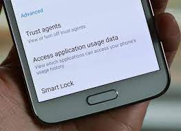 Scroll down and tap biometrics and security · 4. Fix Samsung Galaxy Note 5 That Reverts To Swipe Screen Lock Even If Fingerprint Lock Is Enabled Plus Other Screen Related Issues