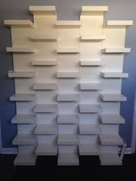 Save on furniture & more. Such A Simple Way To Get A Very Unique And Striking Bookshelf Design Ikea Lack Book Shelves Mounted Together Bookshelves Diy White Wall Shelves Ikea Shelves