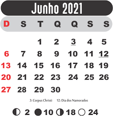 Calendário para o ano de 2021 calendário de junho de 2021. Calendario 2021 Junho Imagem Legal Em 2020 Imagens Legais Junho Legal