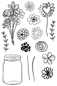 Simple cartoon bottle jar clipart. Easy Doodle Art Easy Simple Flower Drawing Novocom Top