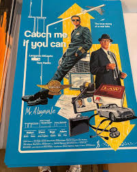 paulmannart's “Catch Me If You Can” directed by Steven Spielberg. Love the  typography on this one by @mrbruceyan ✈️