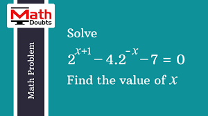 Solve 2 X 1 4 2 X 7 0 And Find The Value Of X Solving Math Brain Teasers