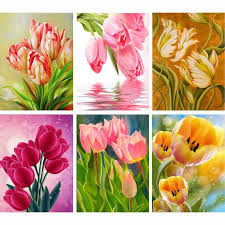 Hal ini diakibatkan oleh infeksi virus mosaik yang dibawa oleh sejenis serangga kutu dari tanaman kentang dan persik. 2016 Persegi Penuh Berlian Bordir Pola Bunga Tulip Set Untuk Lukisan Diy Berlian Menjahit Ws288 Rumah Tangga Baru Set Bedroom Set Top Box Oemset Earring Aliexpress