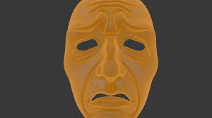 🗿 Confused Expression Mask 3D Print Model・ STL File for 3D printing・Cults