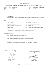 Contoh surat penawaran barang #1. 15 Contoh Surat Penawaran Alat Berat