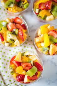 My go to fruit salad has: Simple And Easy Homemade Tropical Fruit Cups Flour On My Fingers