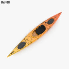 Kayak Ad Kayak Kayaking Water Crafts 3d Model